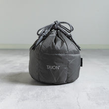 Load image into Gallery viewer, Drawstring Down Bag -D.Charcoal-
