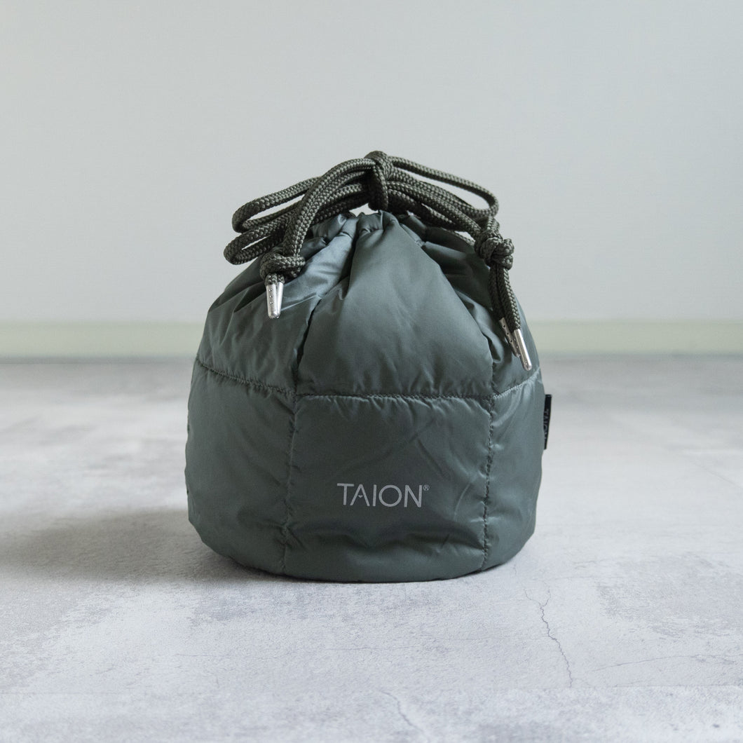 DRAWSTRING DOWN BAG - D.SAGE GREEN -