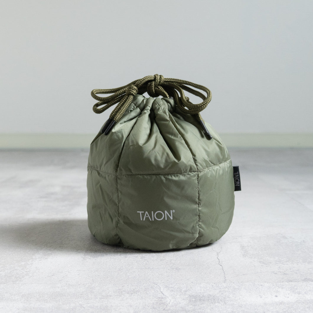 DRAWSTRING DOWN BAG - OLIVE -