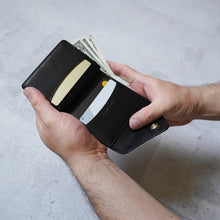 Load image into Gallery viewer, Triangle Mini Wallet --Black-
