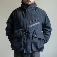 画像をギャラリービューアに読み込む, ALL WEATHER DOUBLE ACTION 2WAY COLLAR JACKET -NAVY-
