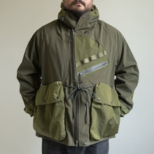 画像をギャラリービューアに読み込む, ALL WEATHER DOUBLE ACTION 2WAY COLLAR JACKET -OLIVE-
