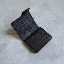 Load image into Gallery viewer, Embossing Mini Wallet -Black-
