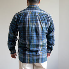 画像をギャラリービューアに読み込む, HORIZONTAL PANEL CAMP SHIRTS -BLUE CHECK -
