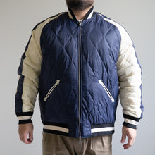 画像をギャラリービューアに読み込む, JAPAN SPECIAL REVERSIBLE SKAJAN DOWN JACKET - BLACK×NAVY -
