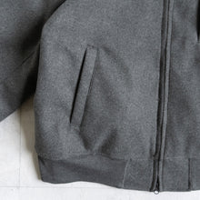 画像をギャラリービューアに読み込む, MELTON MA-1 JACKET  - GRAY -
