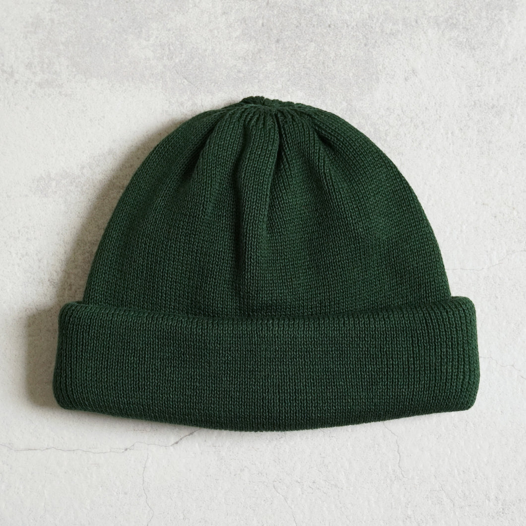 COTTON WATCH CAP -MOSS-