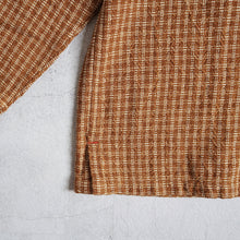 Load image into Gallery viewer, Handwoven Sashiko Foreman Shirts --camel-
