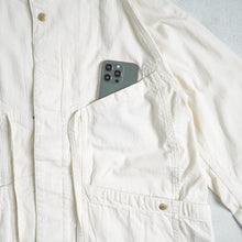 画像をギャラリービューアに読み込む, LIGHT OZ DENIM FIELD COVERALL - ECRU -
