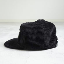 Load image into Gallery viewer, Corduroy 5panel Cap -Black-
