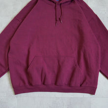Load image into Gallery viewer, 80&#39;s Pull Hoody - Wine-
