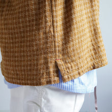 画像をギャラリービューアに読み込む, HANDWOVEN SASHIKO FOREMAN SHIRTS - CAMEL -
