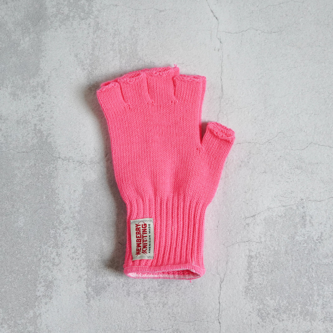 Fingerless glove -pink-