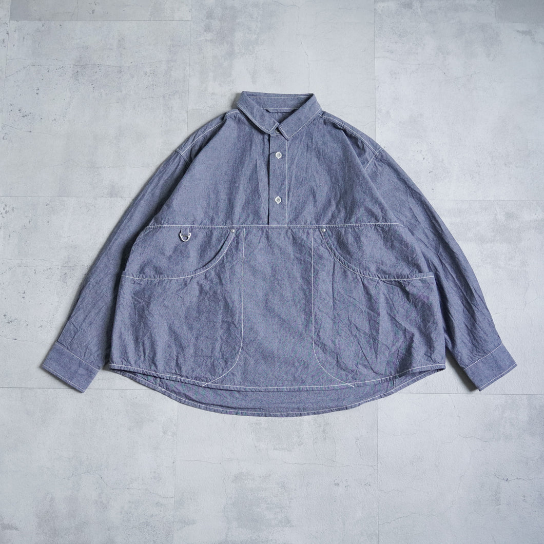 FIELD DONGAREE PULLOVER -NAVY -