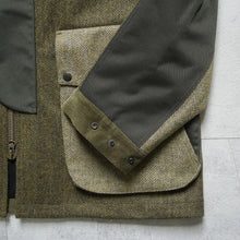 画像をギャラリービューアに読み込む, MOON TWEED 3 LAYERED JACKET - OLIVE × GREEN -
