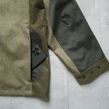 画像をギャラリービューアに読み込む, MOON TWEED 3 LAYERED JACKET - OLIVE × GREEN -
