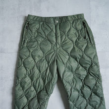 画像をギャラリービューアに読み込む, MILITARY SOFT SHELL DOWN PANTS - OLIVE -
