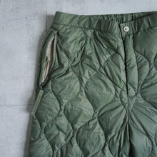 画像をギャラリービューアに読み込む, MILITARY SOFT SHELL DOWN PANTS - OLIVE -
