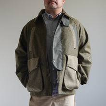 画像をギャラリービューアに読み込む, MOON TWEED 3 LAYERED JACKET - OLIVE × GREEN -
