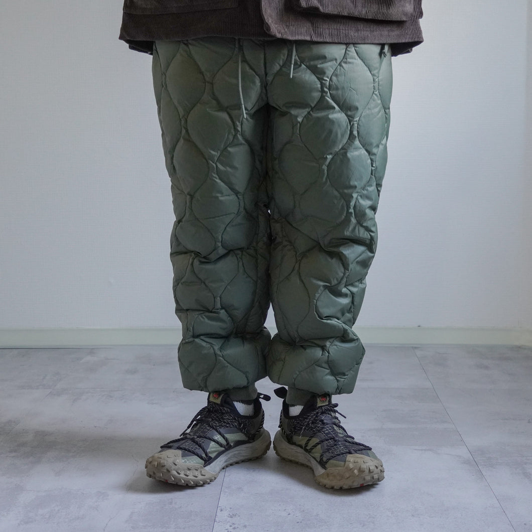 Military Soft Shell Down Pants - Olive-