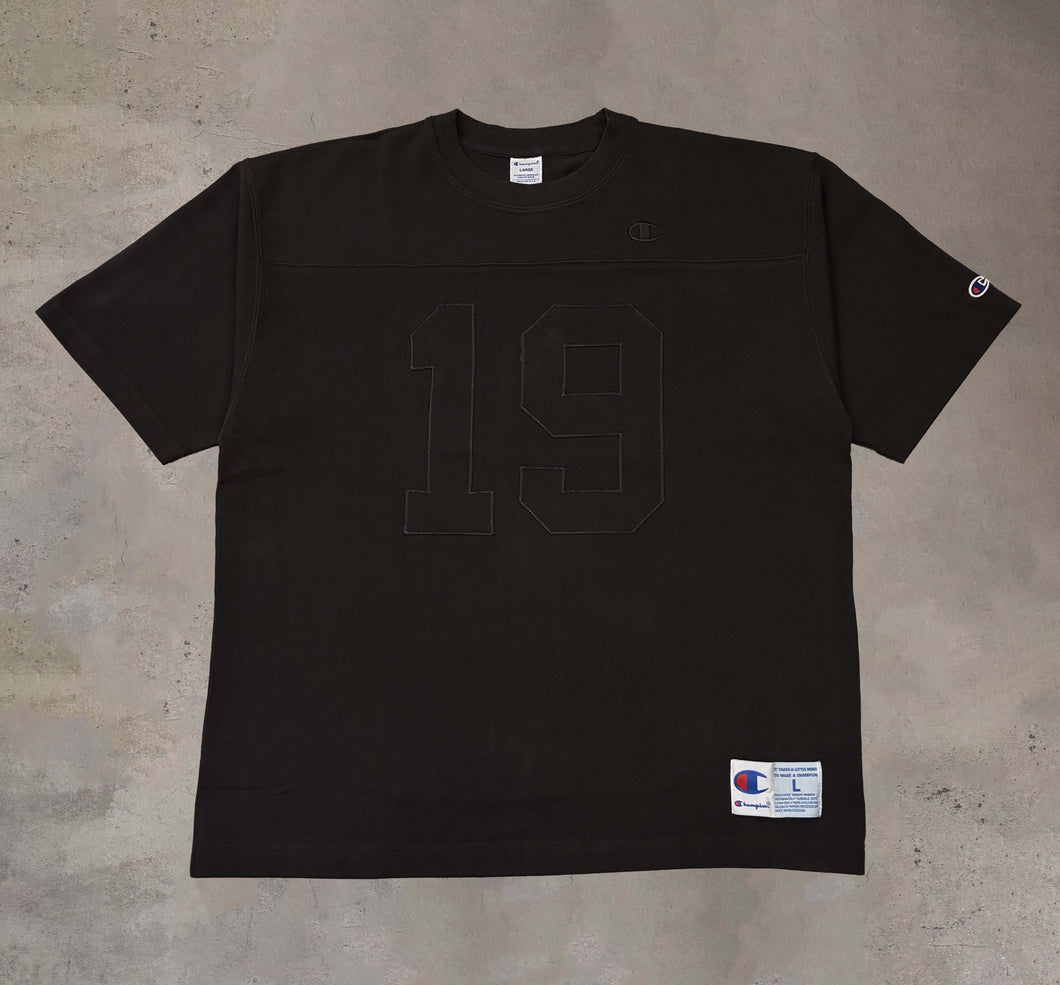 CHAMPION - FOOTBALL T-SHIRT - BLACK
