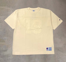 画像をギャラリービューアに読み込む, CHAMPION - FOOTBALL T-SHIRT - PALE WHITE
