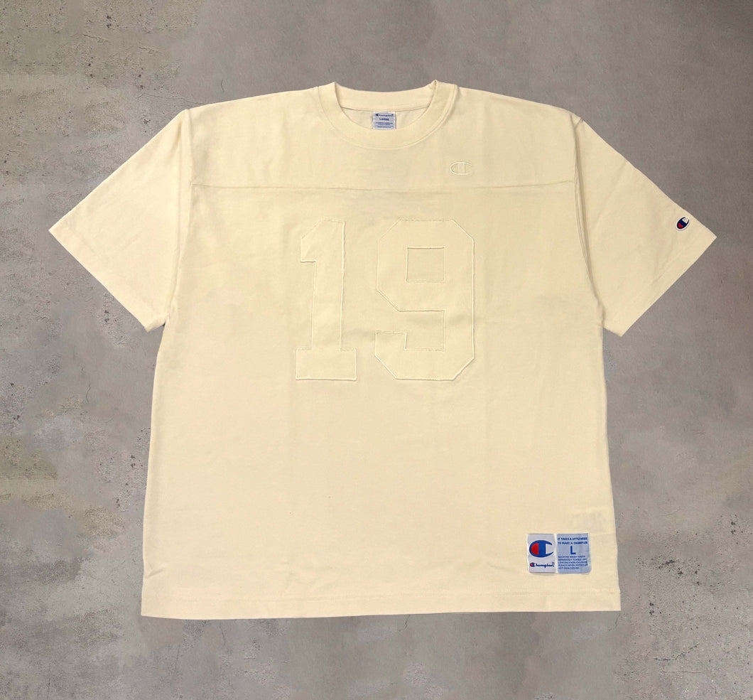 CHAMPION - FOOTBALL T-SHIRT - PALE WHITE