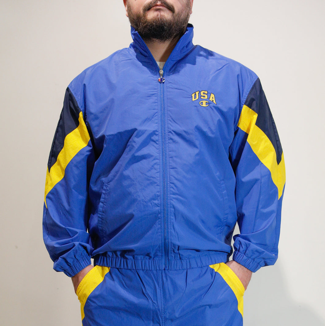 CHAMPION  - ZIP JACKET - BLUE -