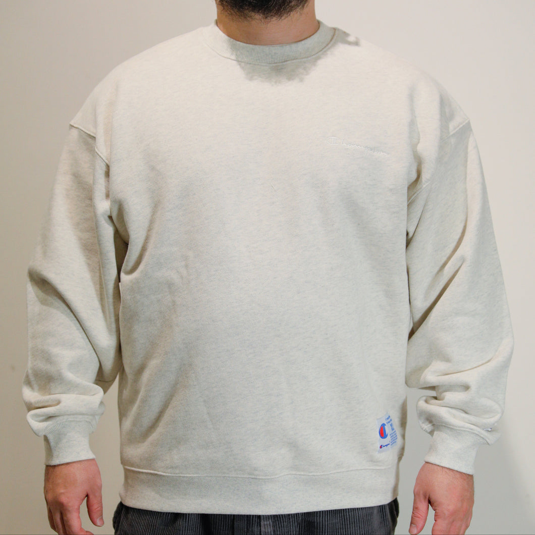 CHAMPION - CREW NECK SWEATSHIRT - OATMEAL -