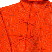 画像をギャラリービューアに読み込む, NORBIT - AINU QUILTING HOODIE - ORANGE
