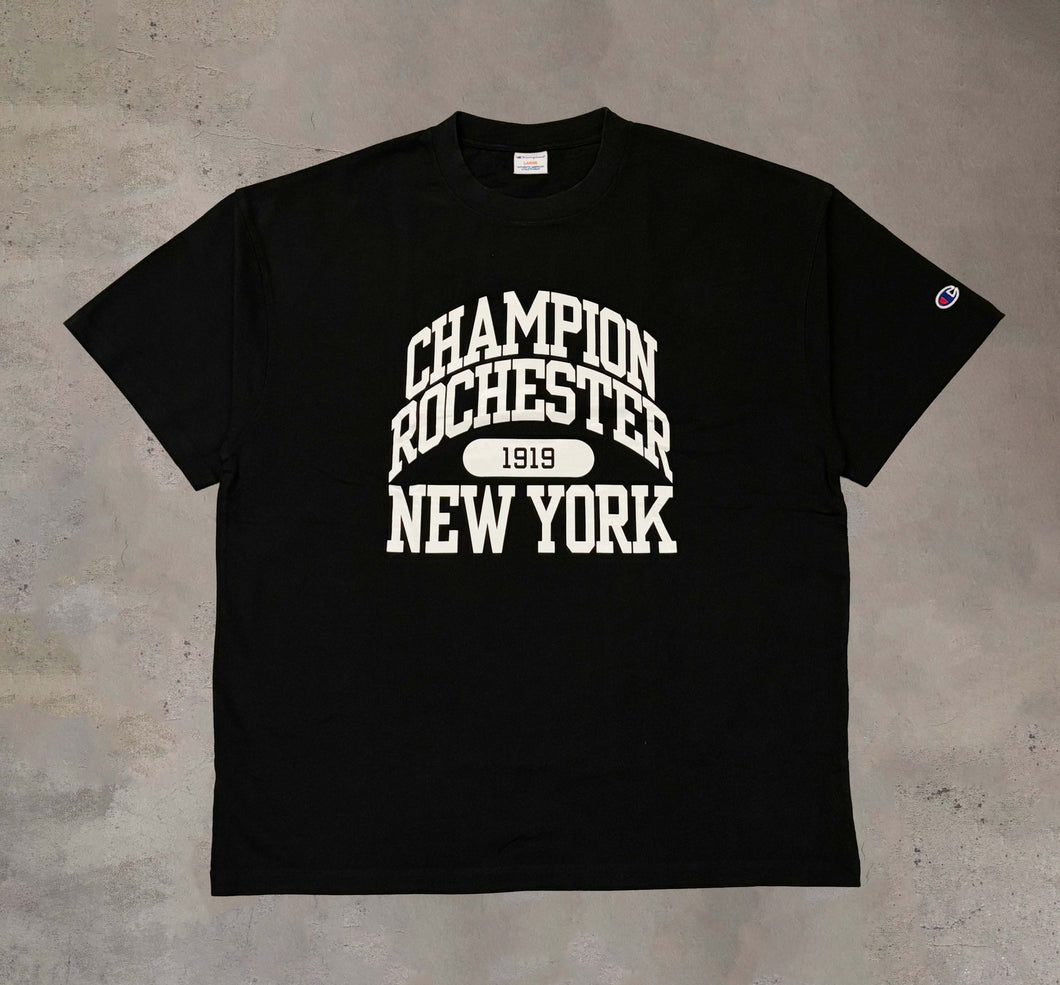 CHAMPION - SHORT SLEEVE T-SHIRT NY - BLACK