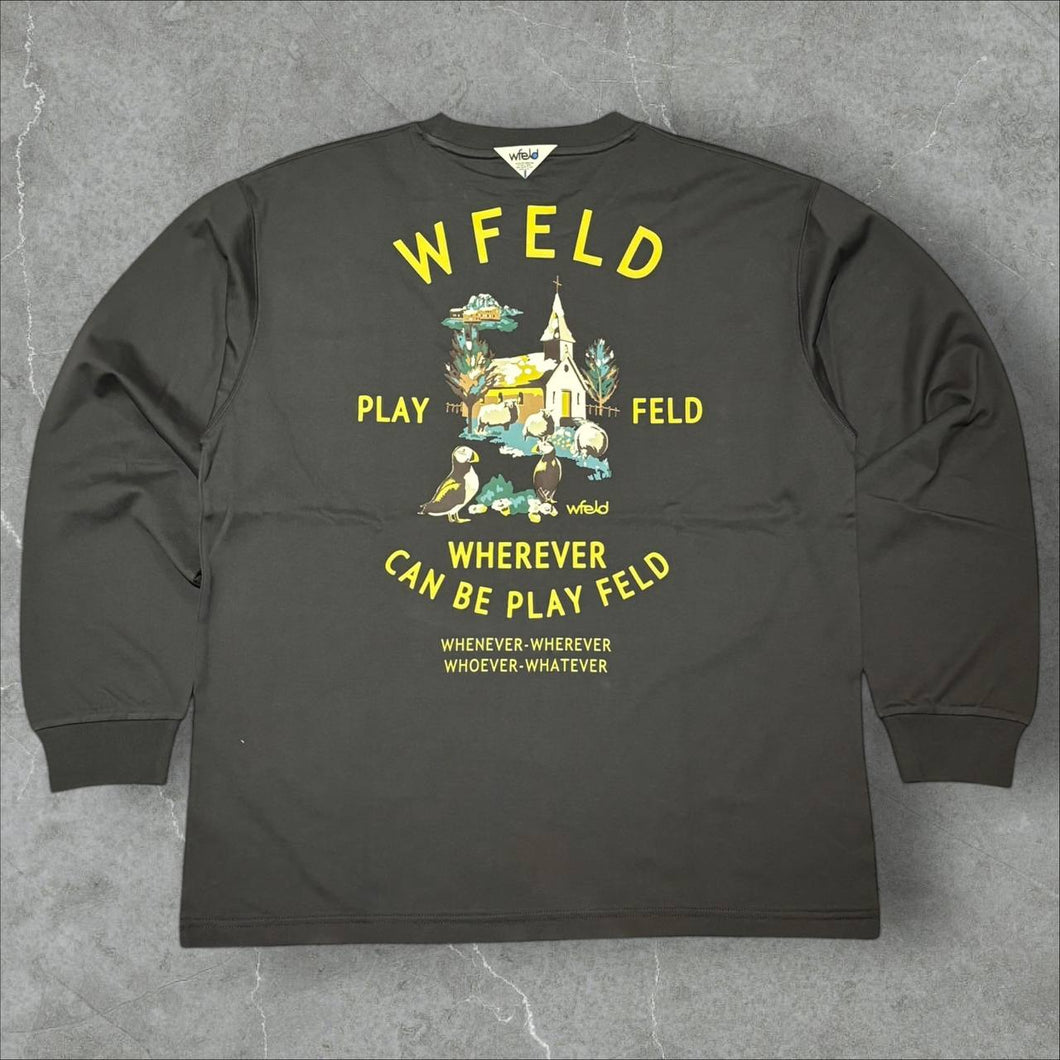 wfeld x nowartt PRINT-T HB - CHARCOAL