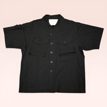 Load image into Gallery viewer, S_RE: ARMY SHORT SLEEVE SHIRT - BLACK
