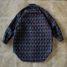 Load image into Gallery viewer, Big Quilt Shirts Coat -Navy-
