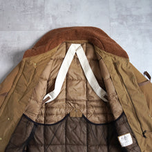 Load image into Gallery viewer, Shawl Collar Boa Down Jacket --COYOTE-
