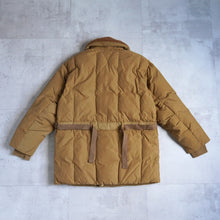 Load image into Gallery viewer, Shawl Collar Boa Down Jacket --COYOTE-
